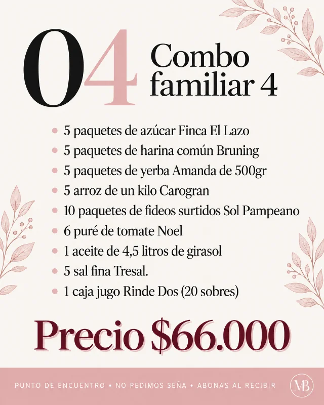 Combo familiar 4