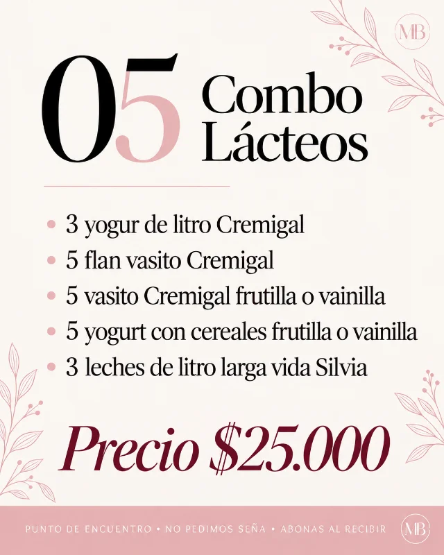 Combo Lácteos